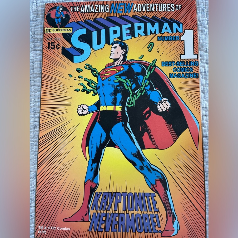 Superman wall decor